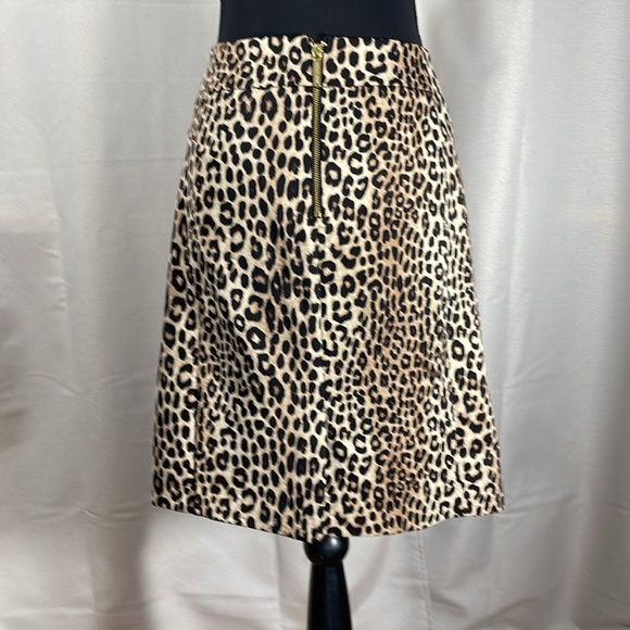 Michael Kors leopard print A-line Knee-length Skirt - Picture 2 of 4